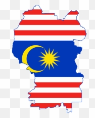 Kuala Lumpur Flag Emoji Clipart - Transparent Malaysia Flag Map,Union States Flag Emoji
