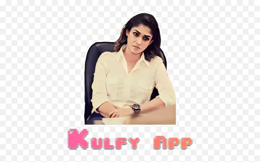 Thinking Sticker - Heroines Nayanthara Think Kulfy Vijayakanth Stickers Emoji,Samantha Telugu Actress In Emojis