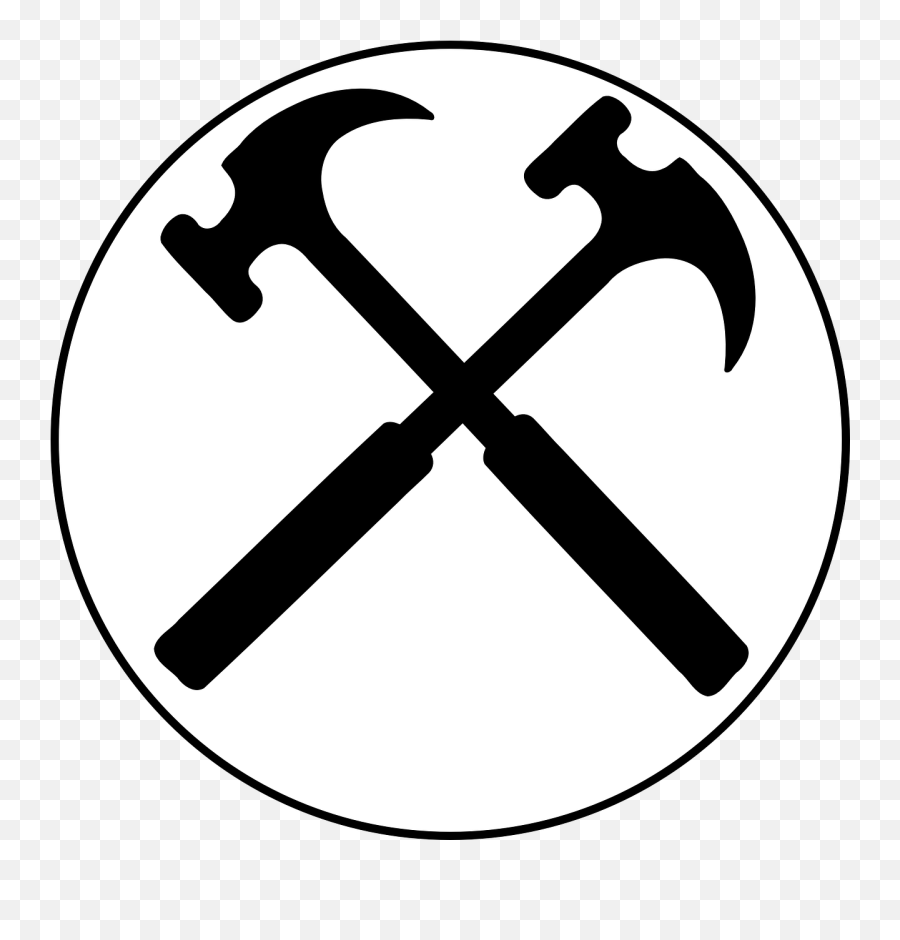 Hammer Clipart Palu - Crossed Hammers Png Download Full Emoji,Blacksmith Anvil Emoji