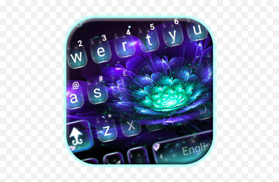 Updated Galaxy Purple Flower Keyboard Theme For Pc Mac Emoji,Dva Emoticon Png