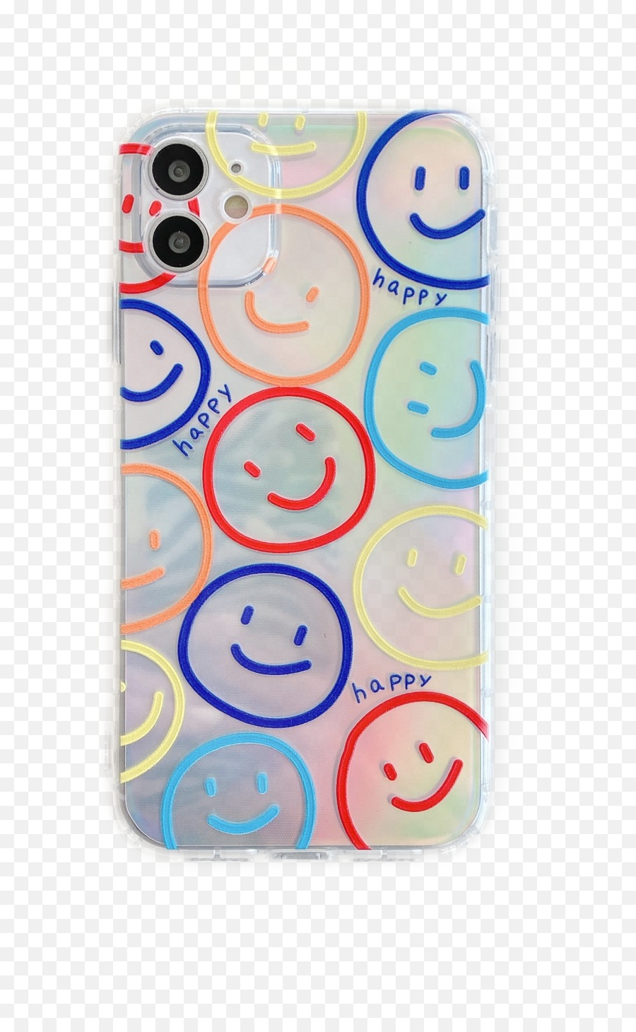 Laser Color Smiley Face Csxl728 - Mobile Phone Case Emoji,8) Emoticon