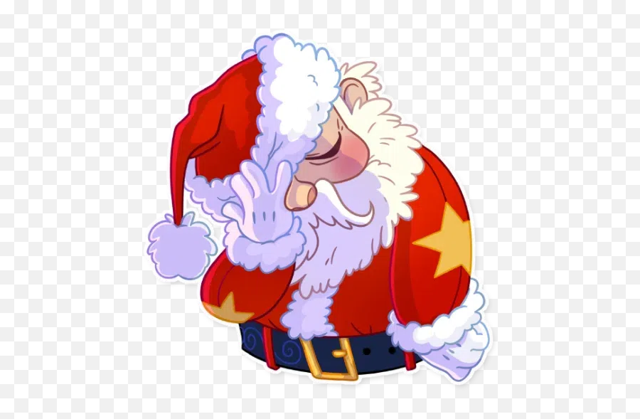 Santa Sticker Pack - Stickers Cloud Emoji,Imagenes De Emojis Png Sin Fondo