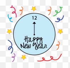 Moving Clipart New Year Moving New Year Transparent Free - Transparent New Year Clock Png Emoji,Happy New Year Emoji 2019
