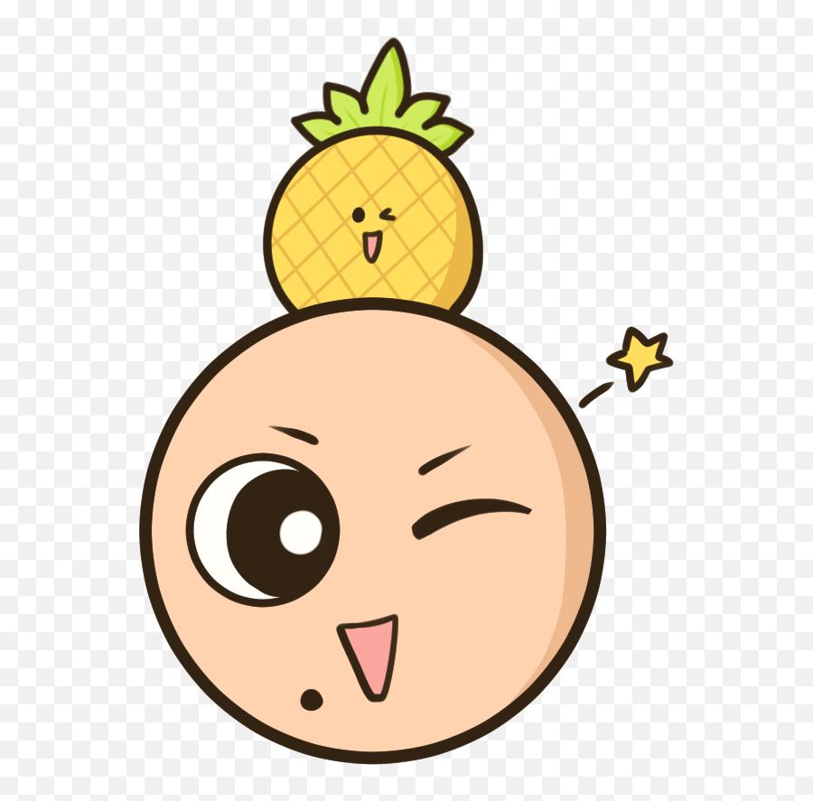 Contact - Nalis Art Happy Emoji,Pineapple Emoticon