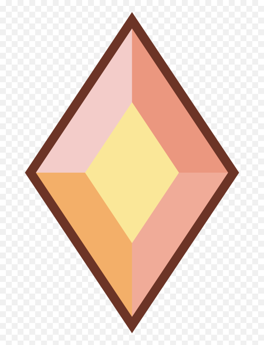 Diamond Clipart Orange Diamond Diamond - Yellow Diamond Su Gemstone Emoji,Dimond Emoji