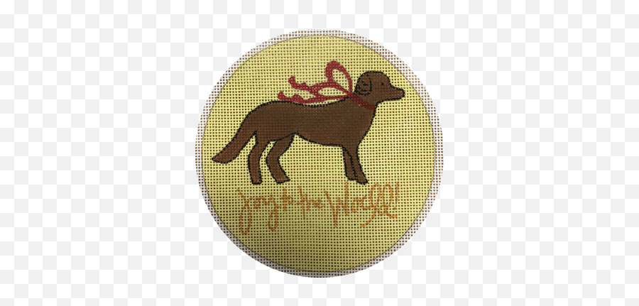 Needlepoint Canvas Categories - Holidays Christmas Emoji,Border Collie Emoji