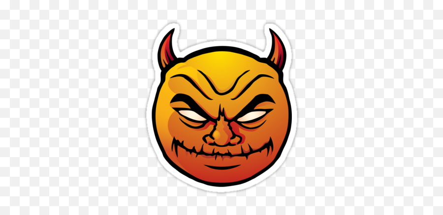 Evil Smiley Face - Clip Art Library Evil Smiley Face Emoji,Demon Emoticons