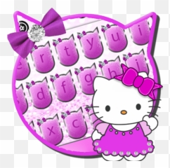 Hello Kitty Keyboard - Cute Pink Kitty Keyboard Apps En Girly Emoji,Hello Kitty Emojis