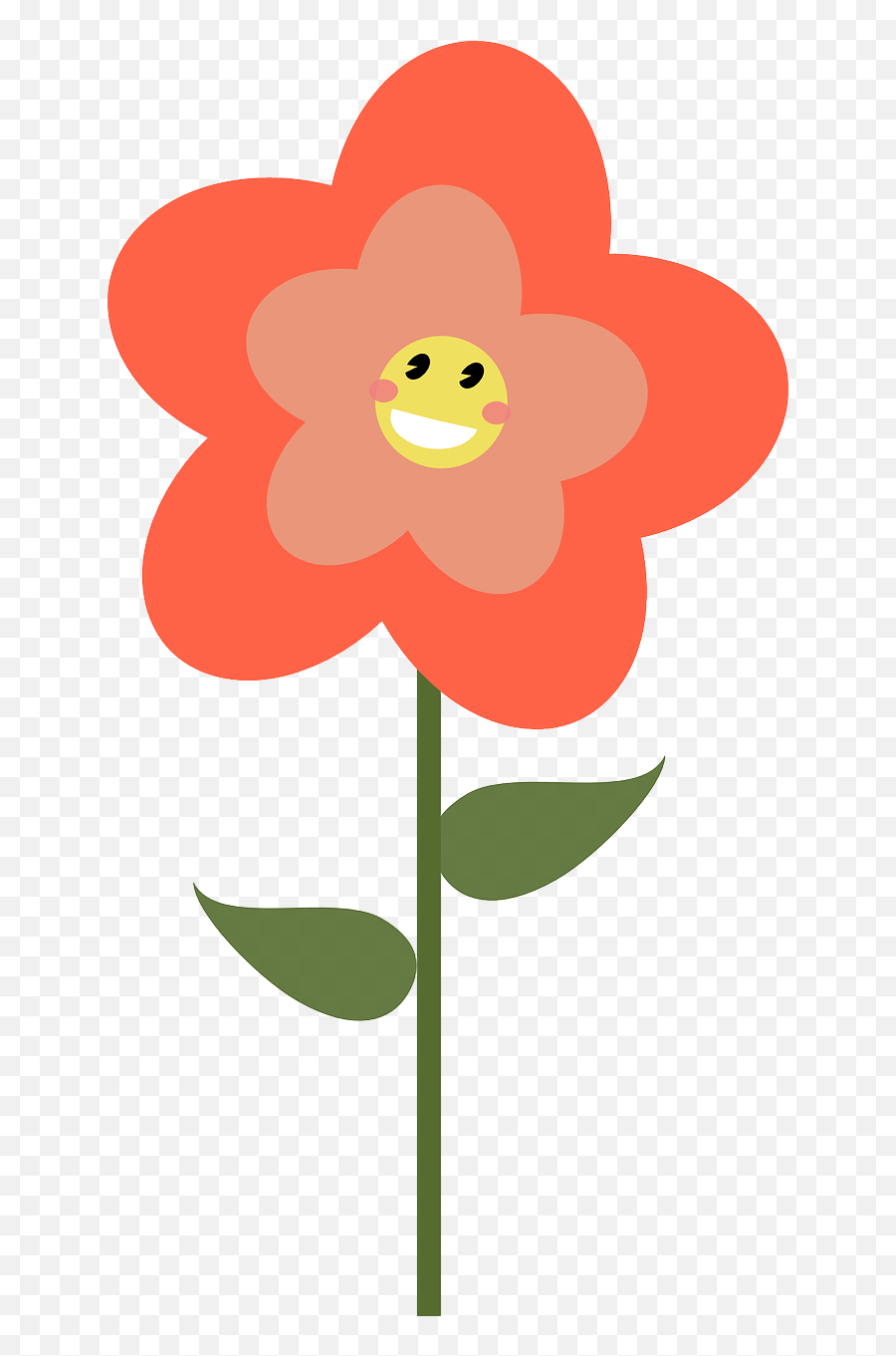 Happy Flower Spring Smiling Png - Happy Flower Png Emoji,Smiling Flower Emoji