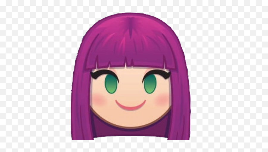 Mal - Hime Cut Emoji,Disney Emoji Maleficent