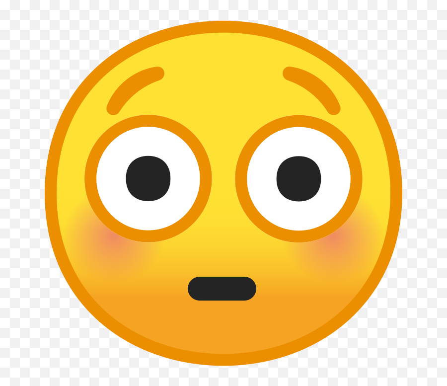 Flushed Face Emoji - Transparent Blush Emoji Png,Ios 9 Emoji On Android