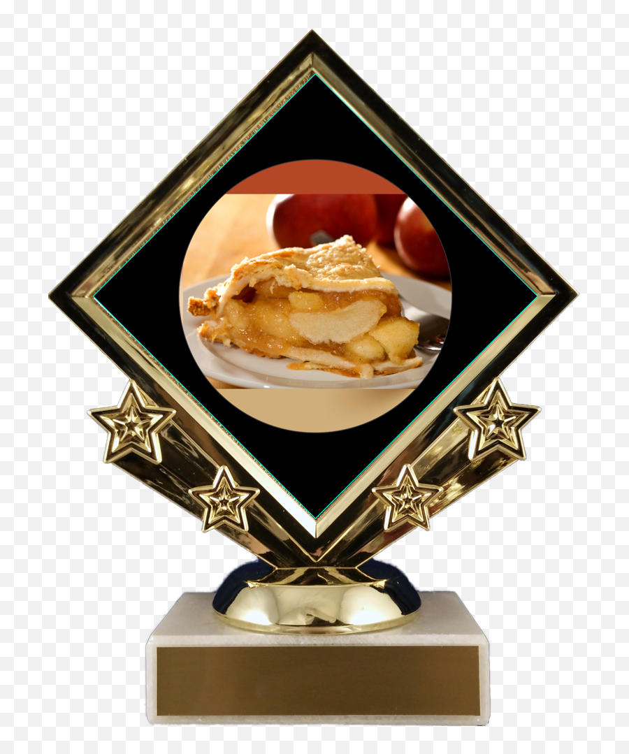Pie Logo Diamond Trophy - Christmas Pickle Trophy Emoji,Pumpkin Pie Emoji