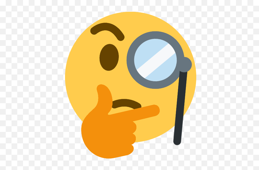 Thinking Emoji Sticker Thought Discord - Thinking Emoji Transparent Background,Thinking Emoji Png