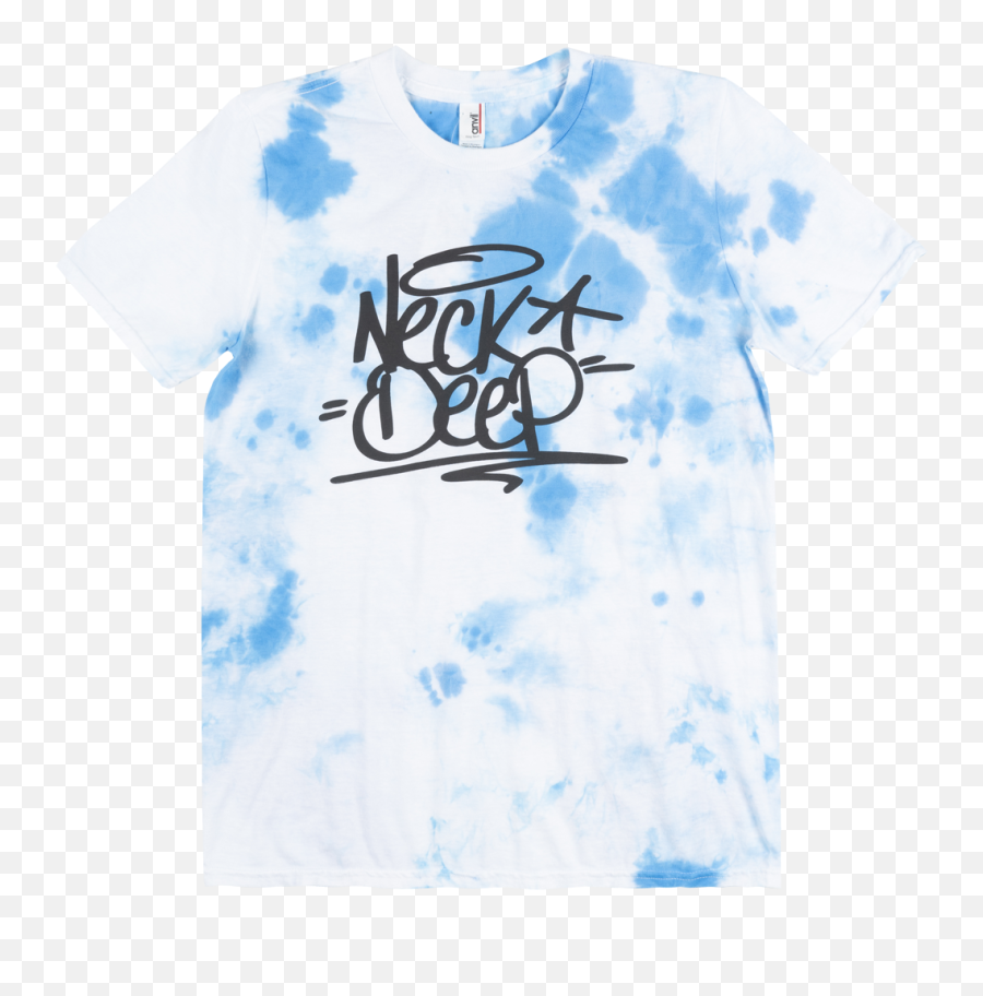 Neck Deep Graffiti Tie Dye T - Short Sleeve Emoji,Punk Rock Emojis