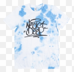 Neck Deep Graffiti Tie Dye T - Short Sleeve Emoji,Punk Rock Emojis