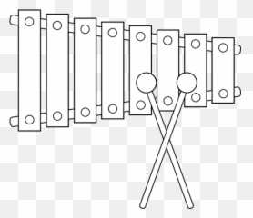 Pin - Xylophone Clipart Black And White Emoji,Xylophone Emoticon
