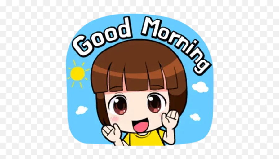 Good Day Sticker Pack - Cute Stickers For Whatsapp Do Good Morning Emoji,Good Moening Emoji