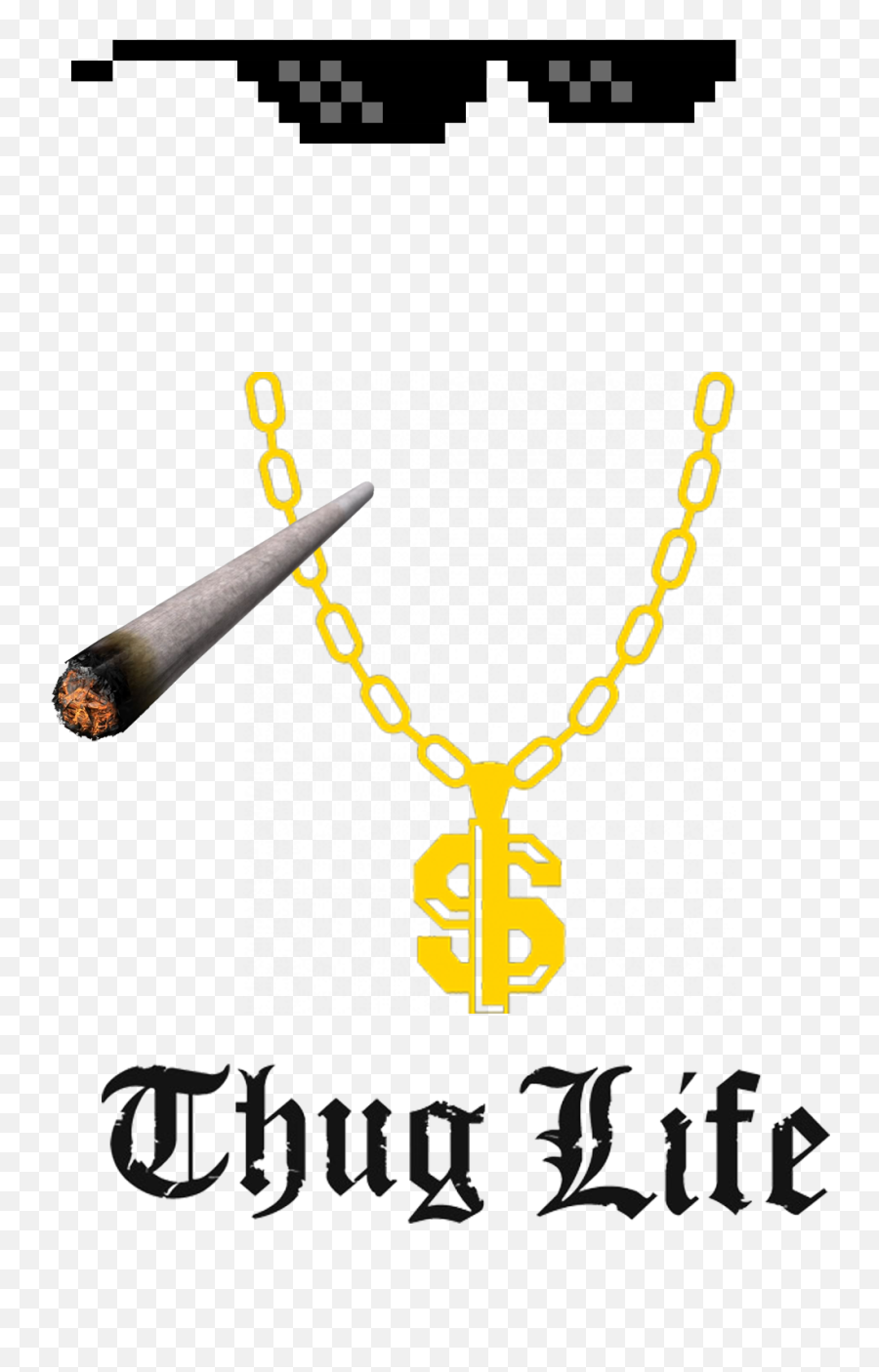 Thug Life Created With Many - Thug Life Png Download Emoji,Thug Life Emoji