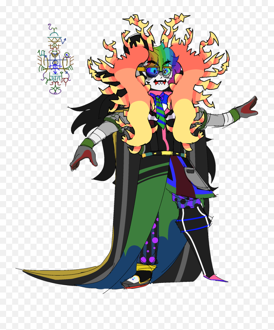 The Fusion Of All Trolls From Friendsim That Was - All Trolls Fusion Emoji,Homestuck Jade Emoticons