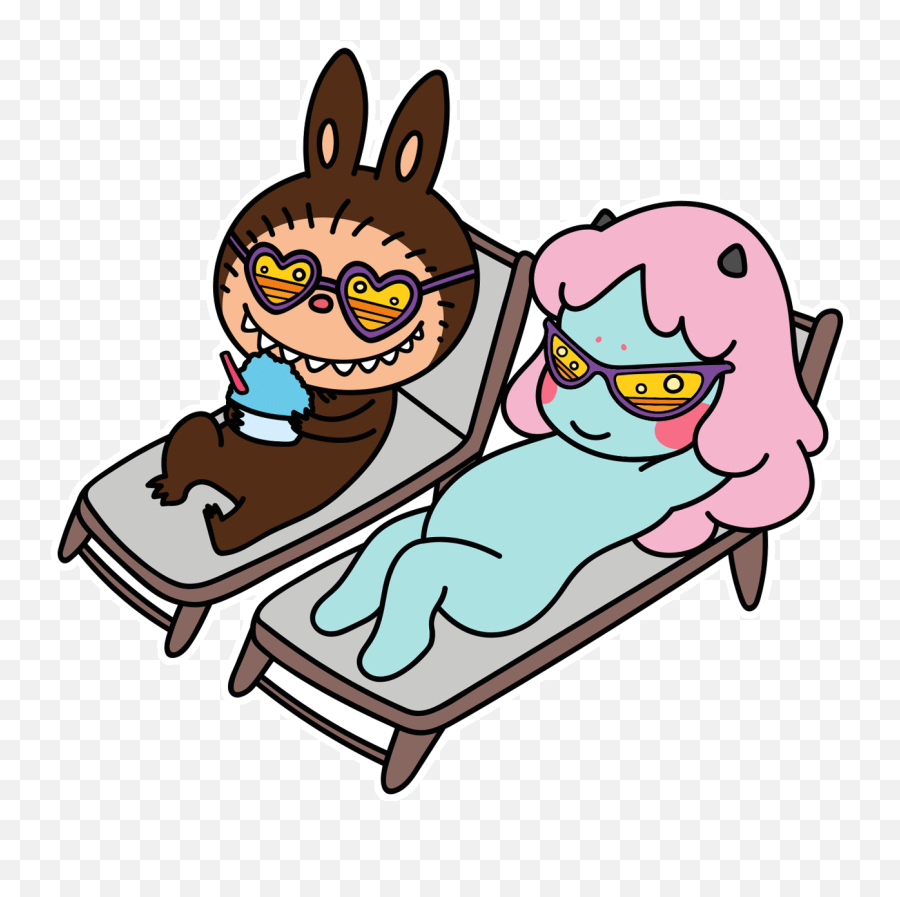 Summer Beach Sticker By Okokume For Ios Android Giphy Kawaii - Sledding Emoji,Yoga Emoji Android