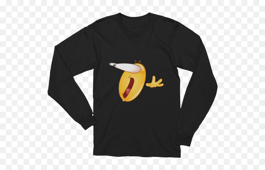 Unisex Eye Popping Emoji Long Sleeve T - Shirt What Devotion Coolest Online Fashion Trends Work Hard So My Dog Shirt,Eyes Popping Out Emoji