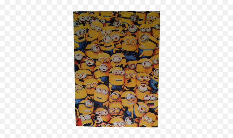 Quadro Minions - Printable Minion Wrapping Paper Emoji,Emoticon Cofre Png