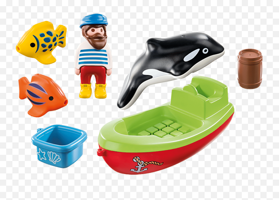 Playmobil 123 Fisherman With Boat - 4008789701831 Emoji,Science -do Animals Have Emotions