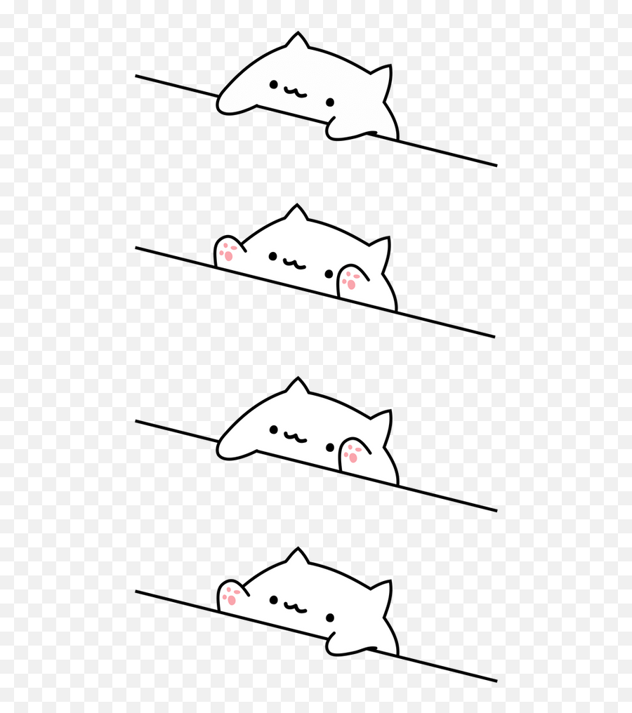 Easy Doodles Drawings - Draw Bongo Cat Meme Emoji,Bongo Cat Emoji