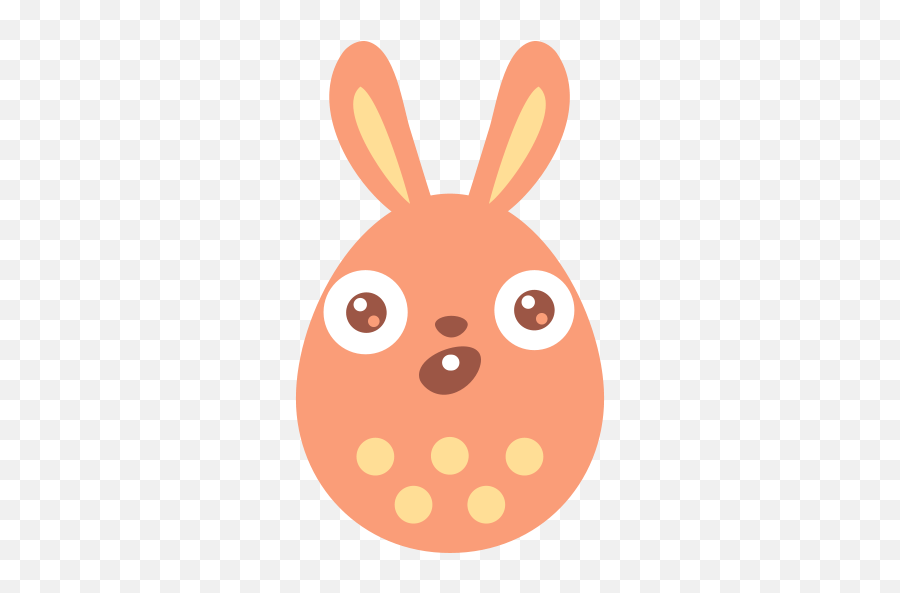 Icono Sorprendido Conejito 1 Gratis De Easter Egg Bunny Icons Emoji,Emoji Molesto Flat