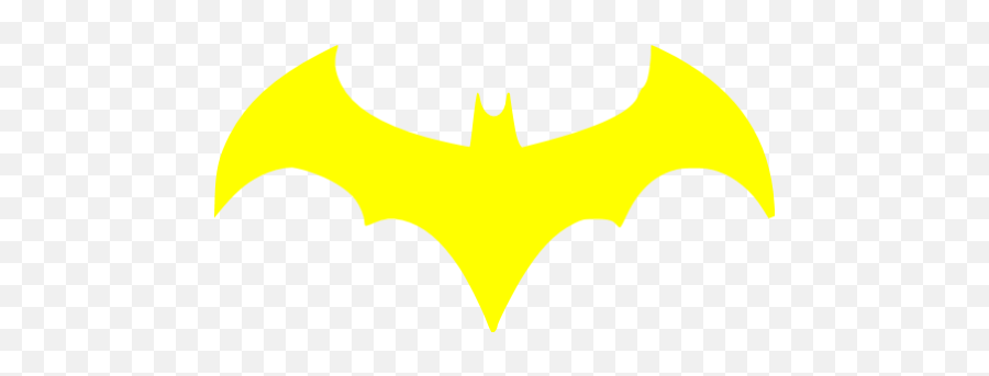Yellow Batman 12 Icon - Transparent Batman Yellow Logo Emoji,Batman Emoticon Text