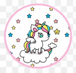 Alfajores3 Candy Bar Unicornio En Nube Kit Imprimible Emoji,Emojis De Unicornios