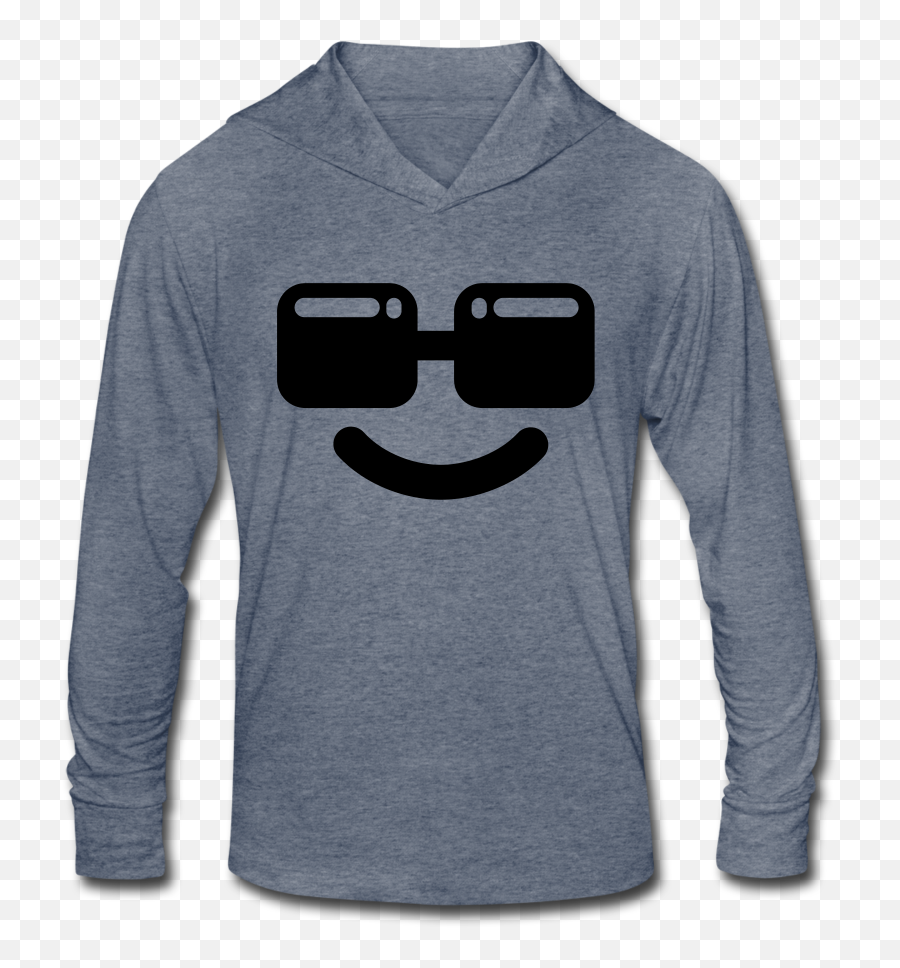 Sunglasses Emoji Unisex Tri - Blend Hoodie Shirt In 2022,Emoji Blend