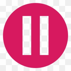 Fileeo Circle Pink Pausesvg - Wikimedia Commons Emoji,Paused Emoji