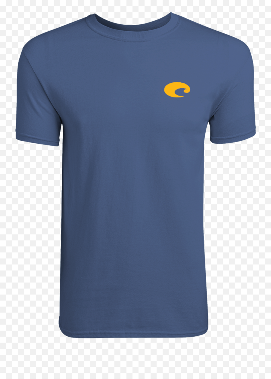 Costa Del Mar Menu0027s Sunwaves Tee - Blue Emoji,Dude With Sunglasses Emoji