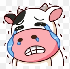 Milk Cow Party Time Animated By Van Khanh Nguyen Emoji,Cow Milking Emoji