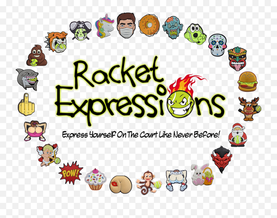 Wine Tennis Dampener By Racket Expressions - Dot Emoji,Wine Glass Emoticon
