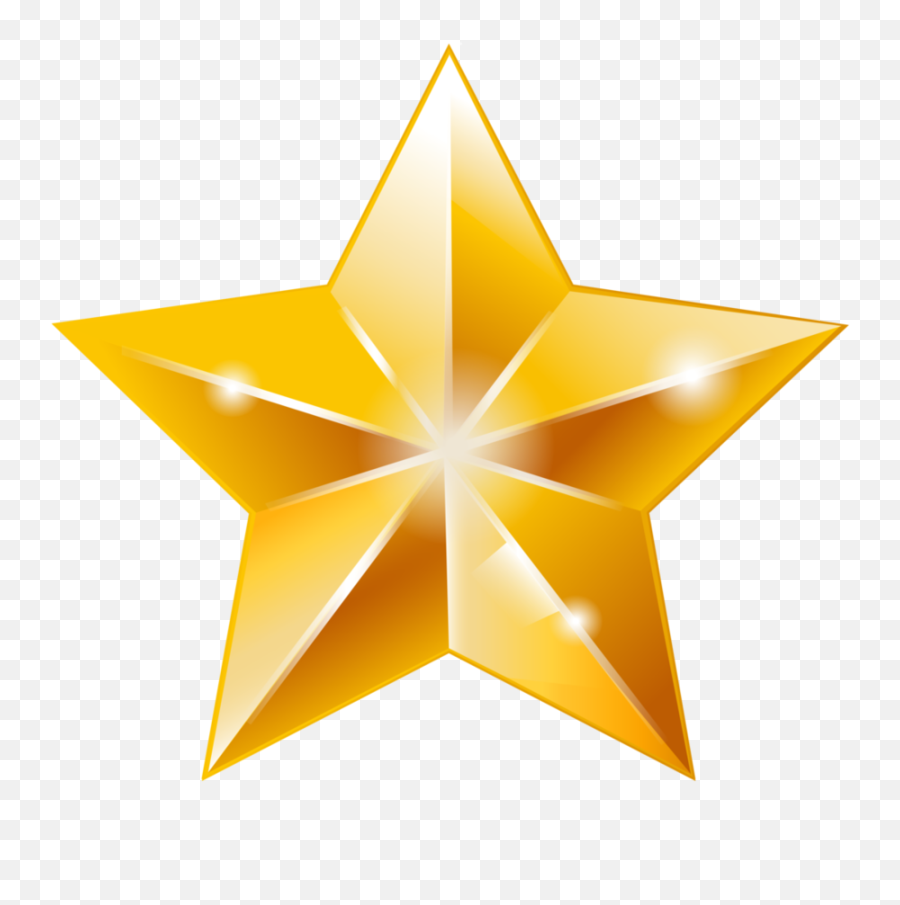 Clipart Stars Vector Clipart Stars Vector Transparent Free - Big Gold Star Png Emoji,Sparkle Emoji Vector