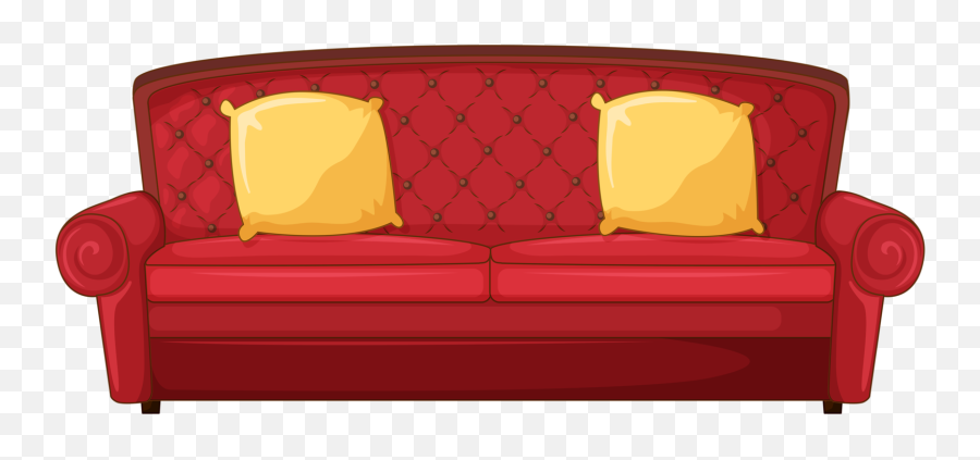 Album - Canape Jaune Et Rouge Clipart Full Size Clipart Red Sofa And Cushions Emoji,Nicki Minaj Emoji