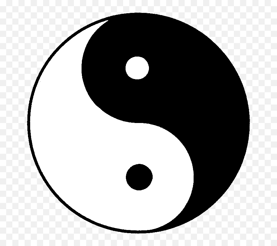 Free Yin And Yang Transparent Download Free Clip Art Free - Taoism Symbol Png Emoji,Yin & Yang Emoji