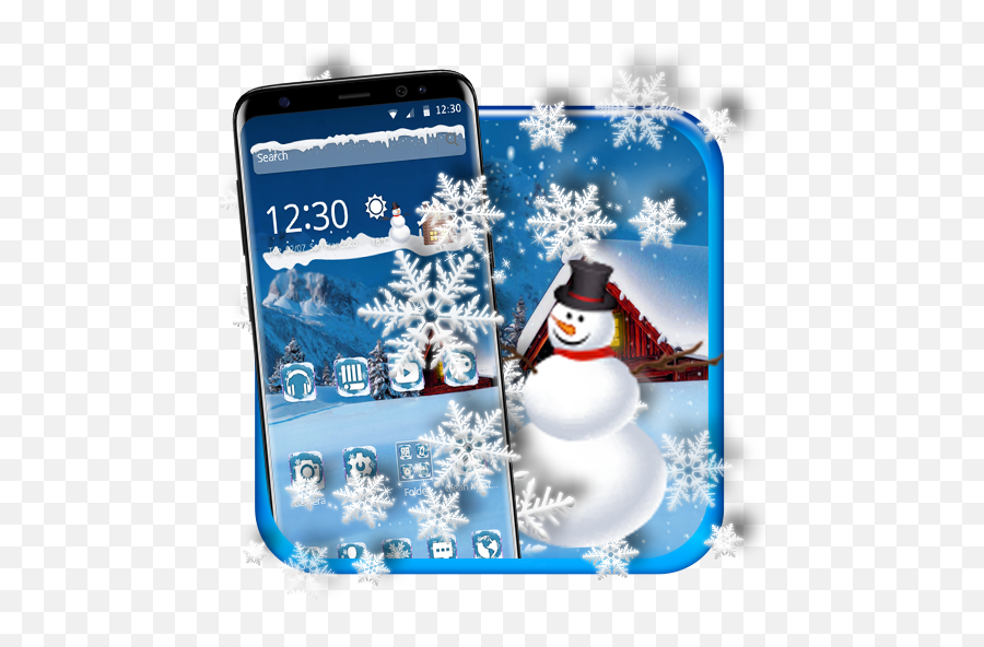 Cool Snow Flake - Smartphone Emoji,Snowflake And Snowman Emoji