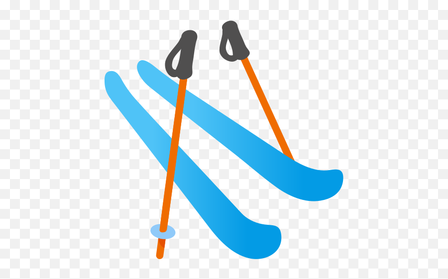Skis Emoji - Ski Meaning,New Years Emojis