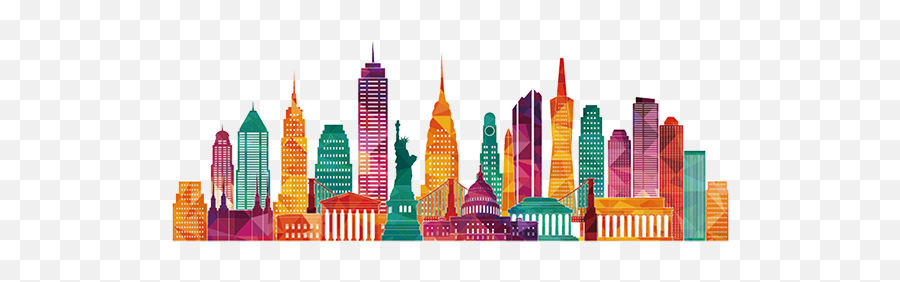 New York City Philadelphia Canada East Coast Of The United - New York Skyline Clipart Emoji,East Coast Emoji