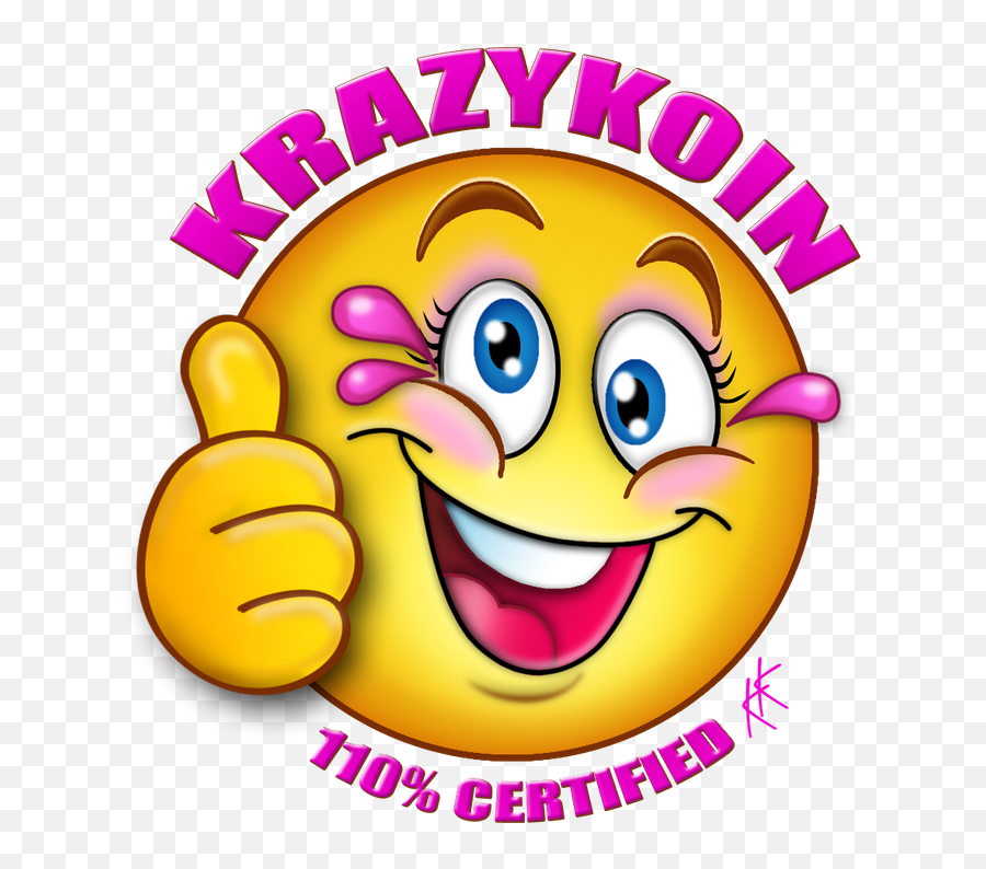 My Krazykoin Logo Design Steemit - Happy Emoji,Insane Emoji