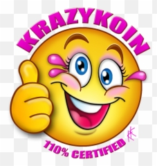 My Krazykoin Logo Design Steemit - Happy Emoji,Insane Emoji