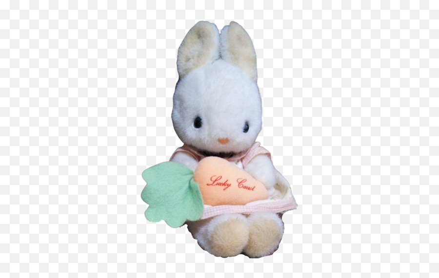 Sun Arrow White Rabbit Plush Retro Made - Soft Emoji,Emoticons Plush Rabbit In Ebay