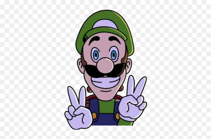 Luigi Stickers For Whatsapp - Stickers De Luigi Para El Whatsapp Emoji,Luigi Emojis