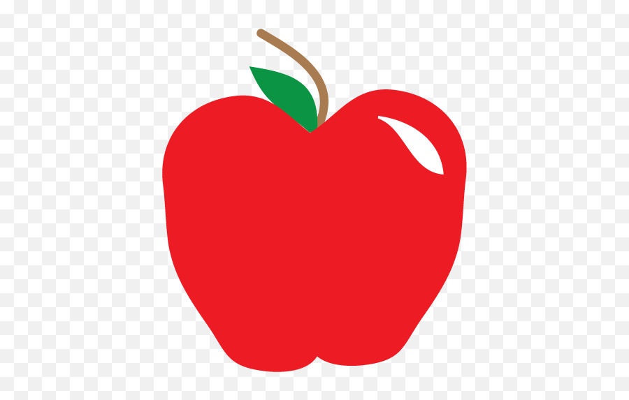 Apple Clipart Teacher - Clip Art Library Clipart Red Apple Emoji,Lum Urusei Yatsura Heart Emojis