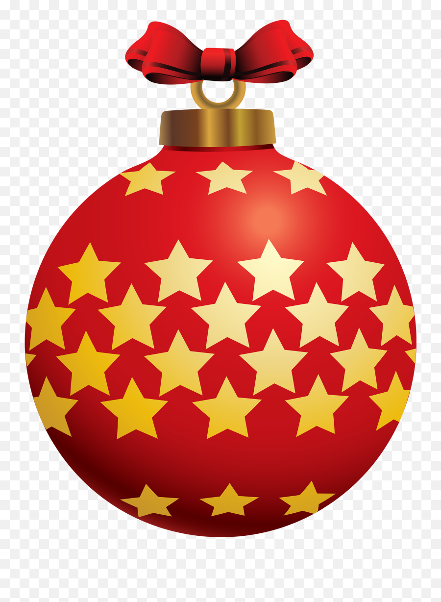 Clipart Stars Ball Clipart Stars Ball - Christmas Star Clipart Red Emoji,Blue Christmas Balls Emojis