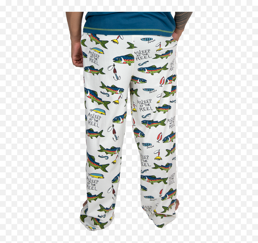 Asleep At The Reel Pj Pant - Fishing Lure Pyjamas Emoji,Soft Pj Pants Emojis