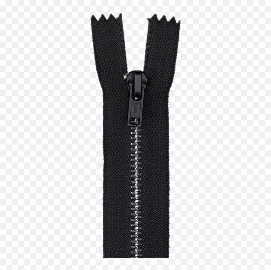 Black Closed Zipper Transparent Png - Metal Zipper Emoji,Emoticon Con Zipper